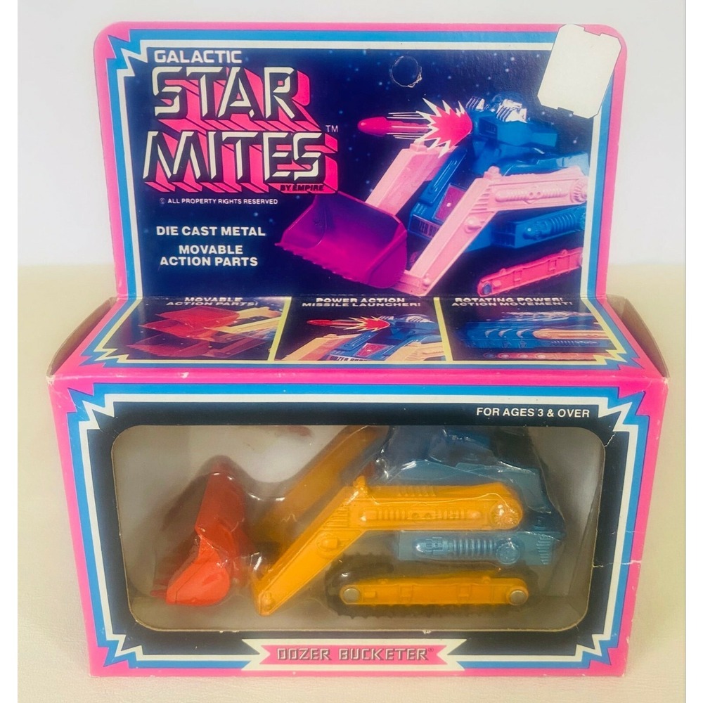 GALACTIC STAR MITES Dozer Bucketer Box 1978  Vintage‎  Empire Toy